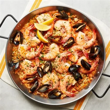 Seafood Paella Khmer-Style